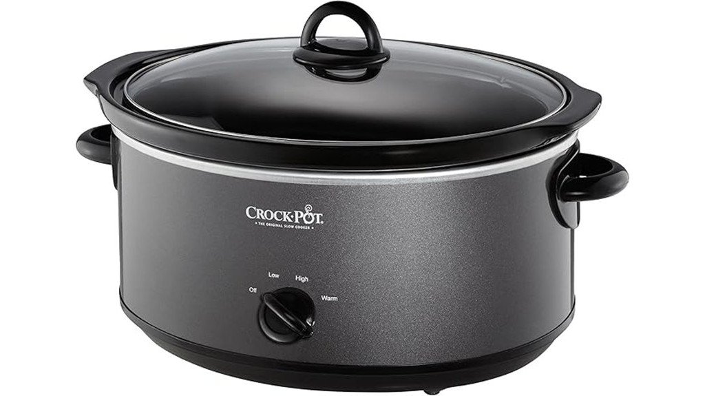 charcoal 7 quart slow cooker