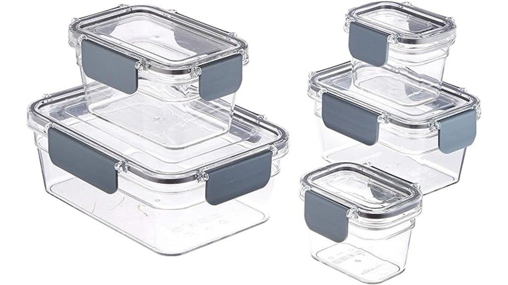 clear food storage containers