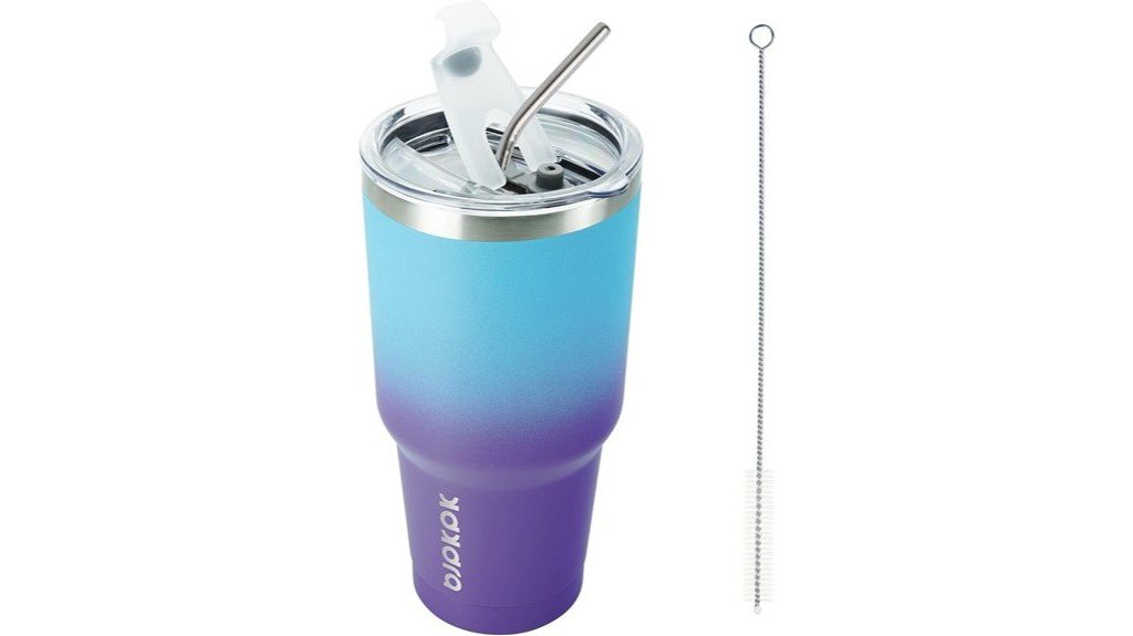 colorful insulated drink tumbler