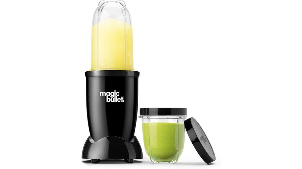 compact black blender set