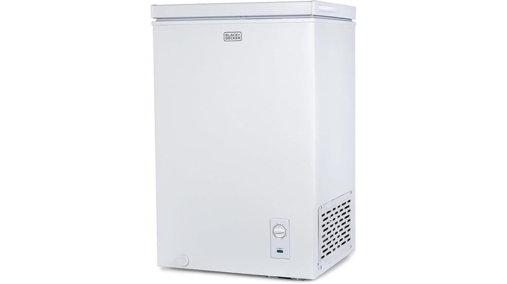 compact chest freezer appliance