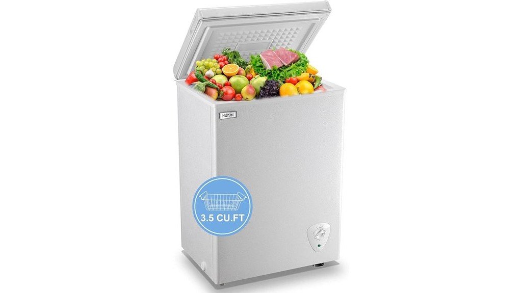 compact chest freezer model