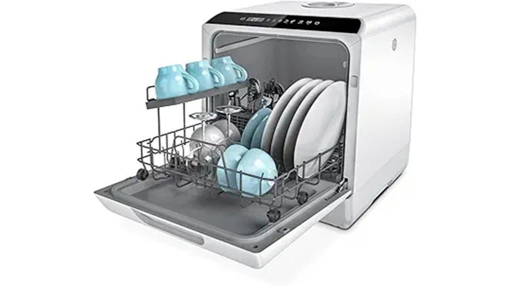 compact countertop dishwashing solution