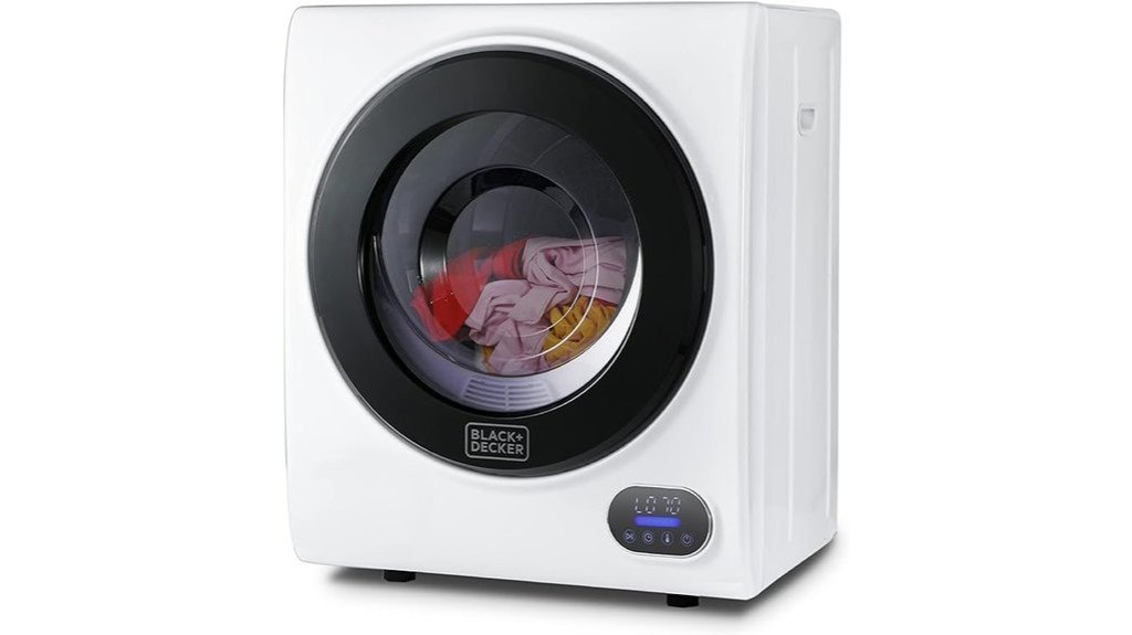 compact electric clothes dryer