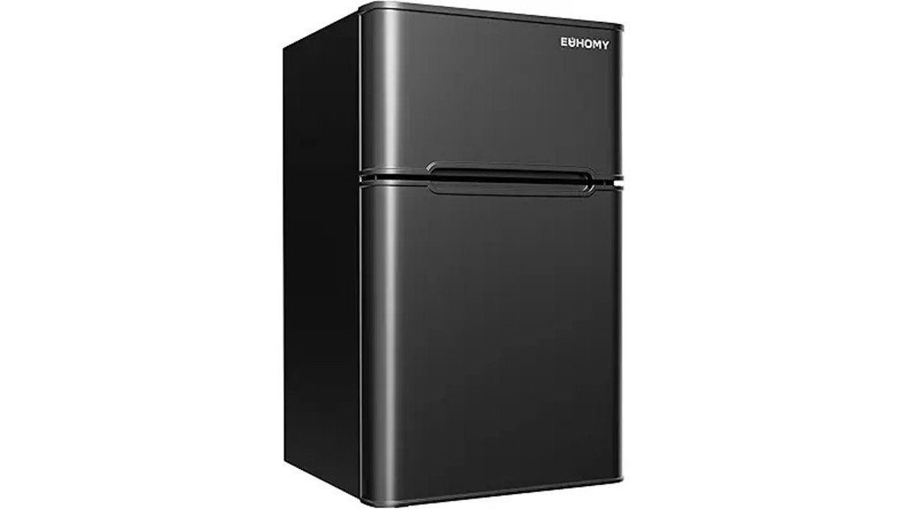 compact fridge with freezer