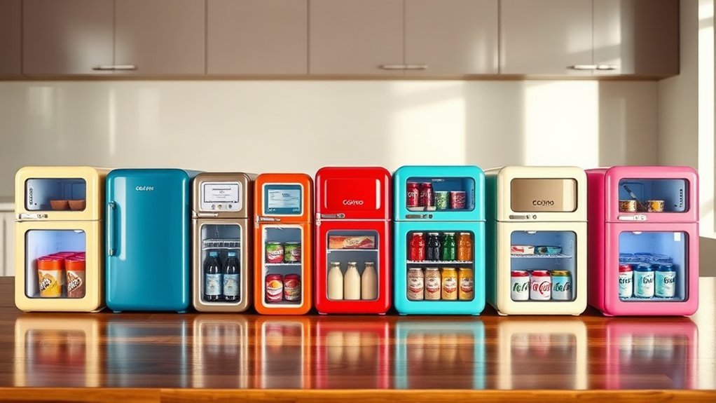 compact fridges with freezers