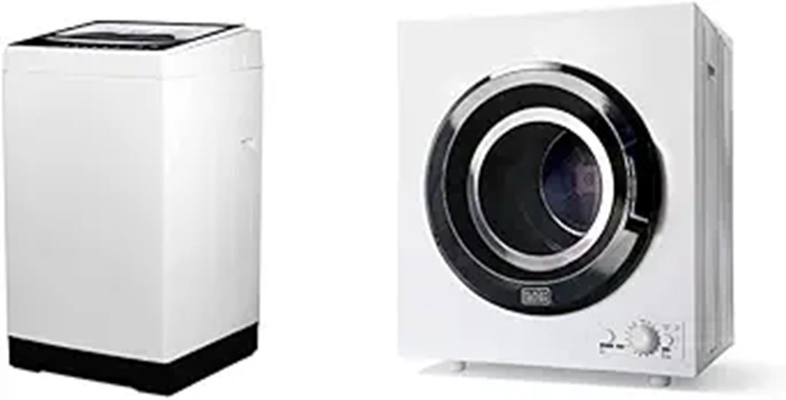 compact laundry appliance bundle