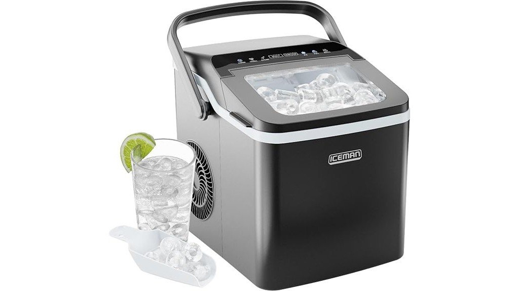 countertop dual size ice maker