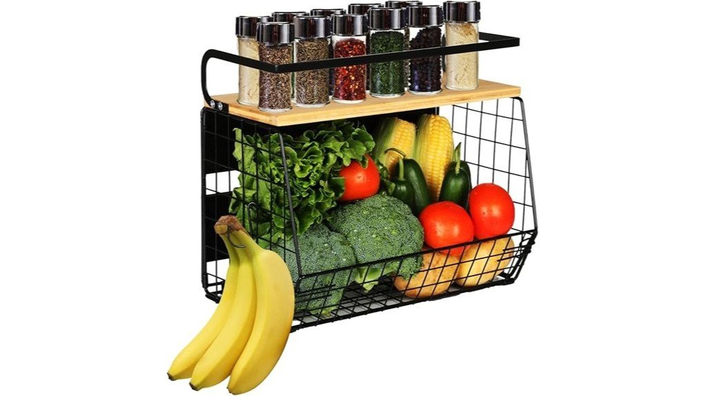 fridge magnetic shelf organizer