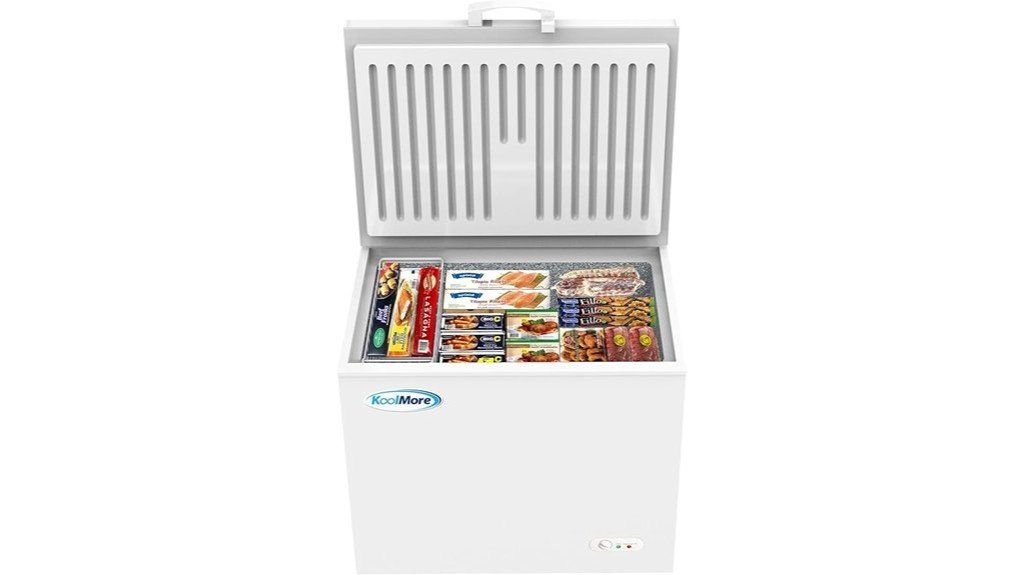 koolmore deep chest freezer