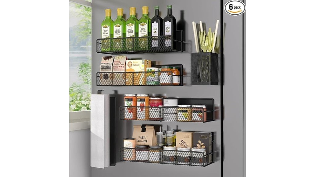 magnetic refrigerator spice holder