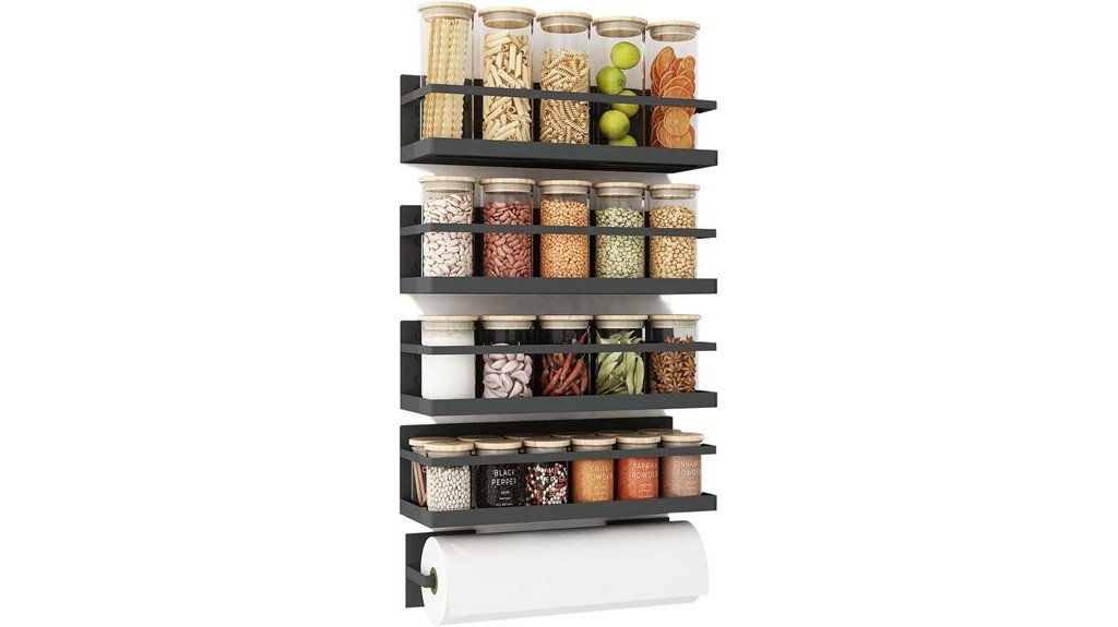magnetic refrigerator spice organizer