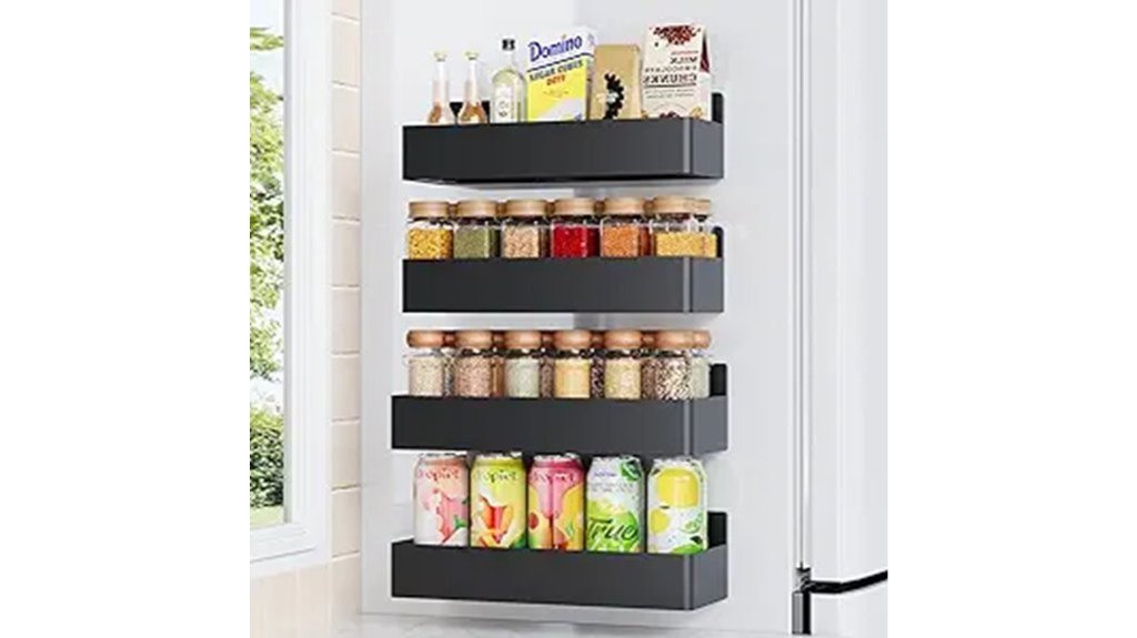 magnetic refrigerator spice storage