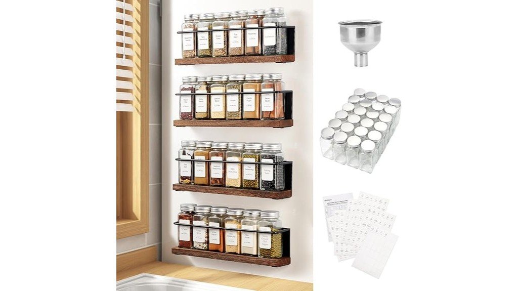 magnetic spice rack set