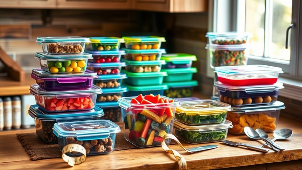 meal prep container selection
