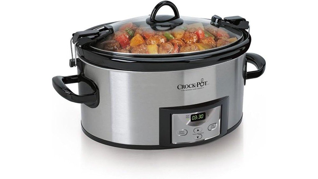 programmable slow cooker appliance