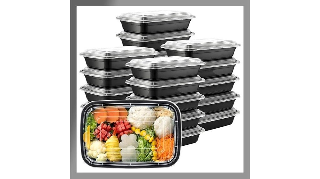 stackable reusable meal containers