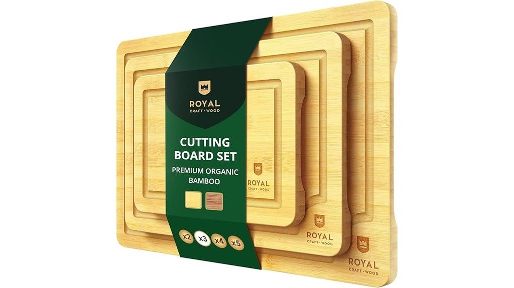 wooden cutting board set